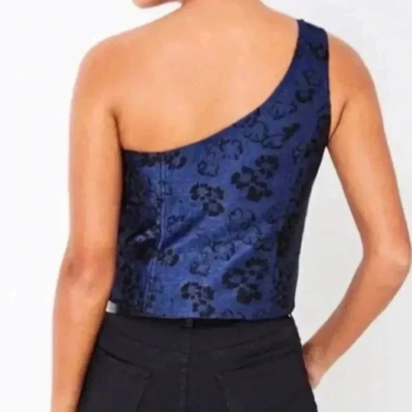 Jack Wills one shoulder bow crop top - Picture 2 of 16